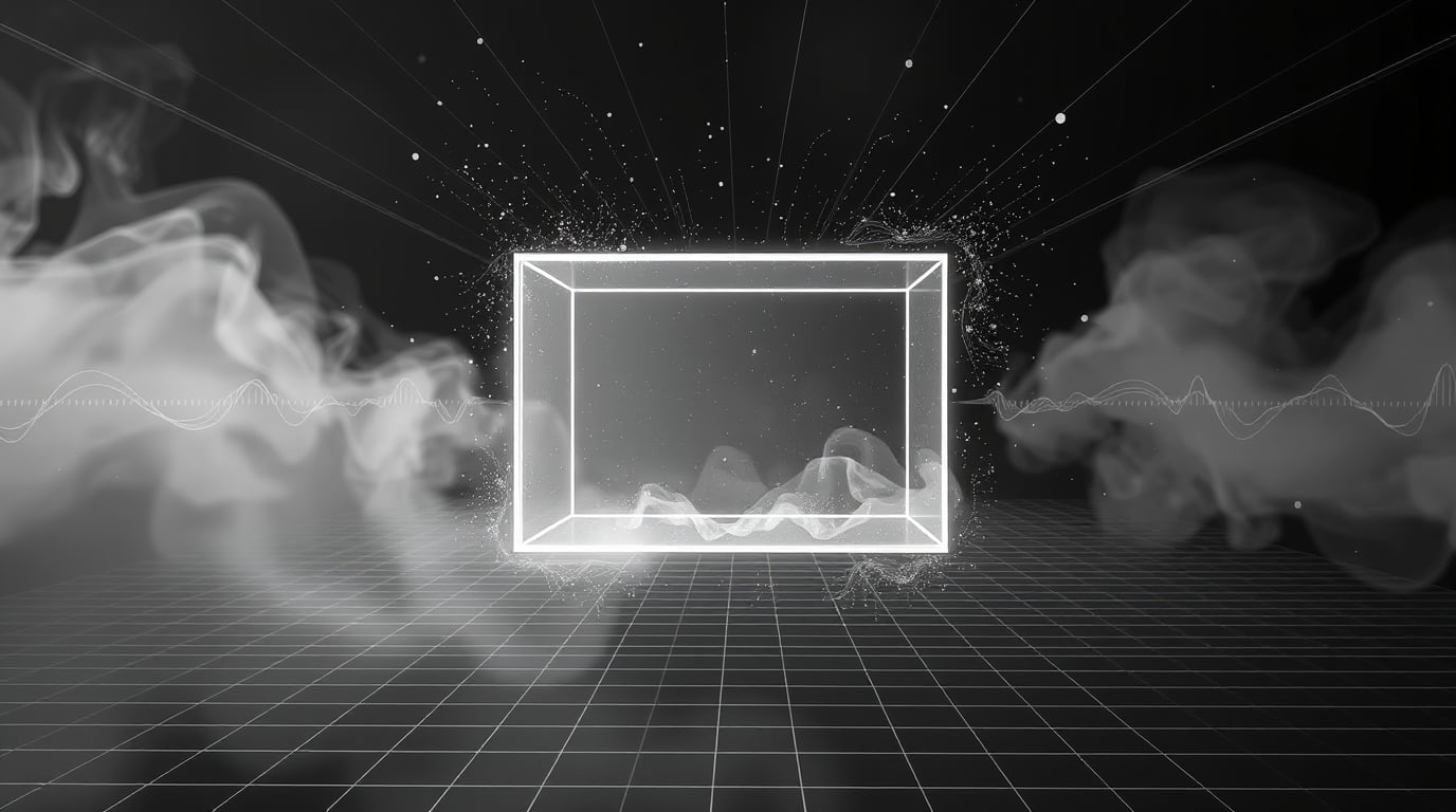 Cosmic perspective grid background